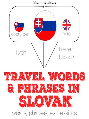 cover image of Travel words and phrases in Slovak